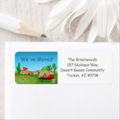 Christmas Golf Cart  Moving Boxes Desert Course (Insitu)