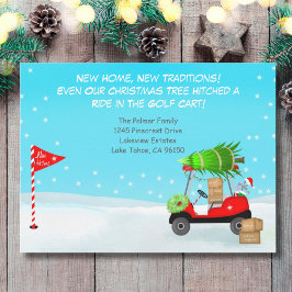 Christmas Golf Cart With Moving Boxes Golf  Ankündigung
