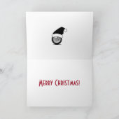 Christmas Golf Club und Ball Feiertagskarte (Innenseite)