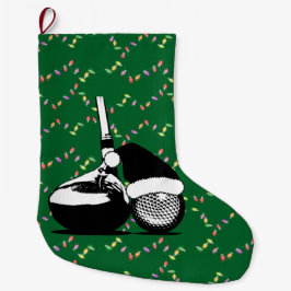 Christmas Golf Club und Ball Kleiner Weihnachtsstrumpf