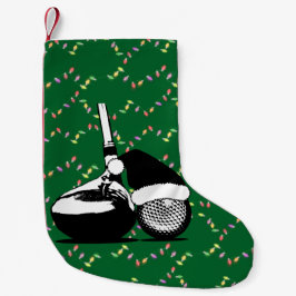 Christmas Golf Club und Ball Kleiner Weihnachtsstrumpf