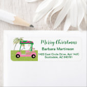 Christmas Golf Lady Thema Rücksendeadresse (Insitu)