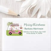 Christmas Golf Lady Thema Rücksendeadresse (Insitu)