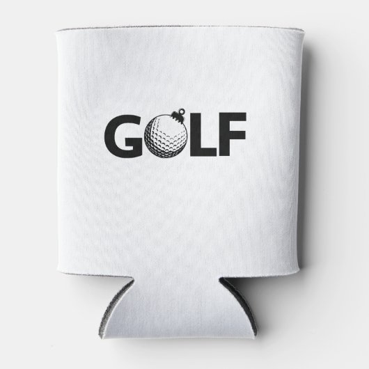 Christmas Golf Ornament Classic Dosenkühler (Vorderseite)