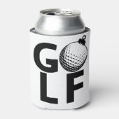 Christmas Golf Ornament Dosenkühler (Kanne Vorderseite)