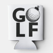 Christmas Golf Ornament Dosenkühler (Rückseite)