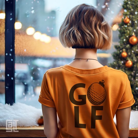 Christmas Golf Ornament T-Shirt