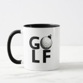 Christmas Golf Ornament Tasse (Links)