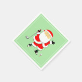 Christmas Golf Party Serviette (Ecke)