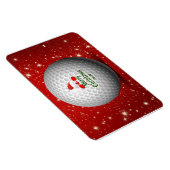 Christmas Golf Santa Design Magnet (Rechte Seite)