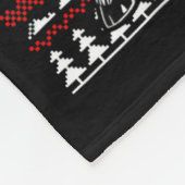 Christmas Golf Santa Golfer Christmas Pajama Reind Fleecedecke (Ecke)