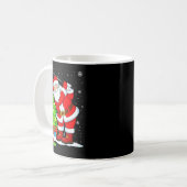 Christmas Golf Santa Golfer Xmas Funny Christmas G Kaffeetasse (Vorderseite Links)