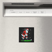 Christmas Golf Santa Golfer Xmas Funny Christmas G Magnet (In Situ (Geschirrspüler))