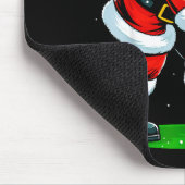 Christmas Golf Santa Golfer Xmas Funny Christmas G Mousepad (Ecke)
