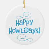 Christmas Gordon Setter Keramik Ornament (Hinten)