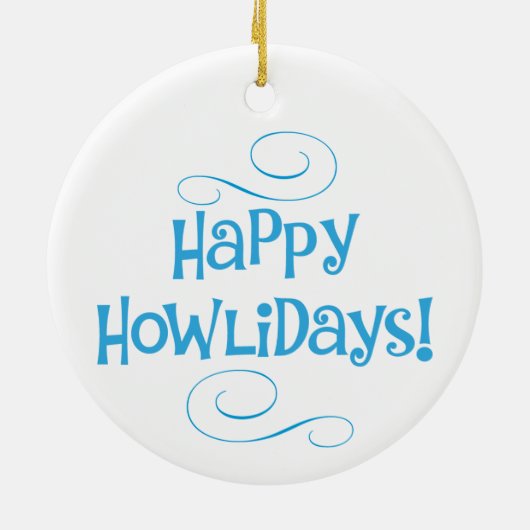 Christmas Gordon Setter Keramik Ornament (Hinten)