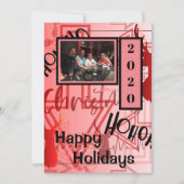 Christmas Graffiti Feiertagskarte (Vorderseite)