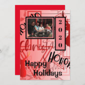 Christmas Graffiti Feiertagskarte (Vorne/Hinten)
