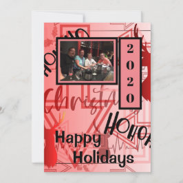 Christmas Graffiti Feiertagskarte