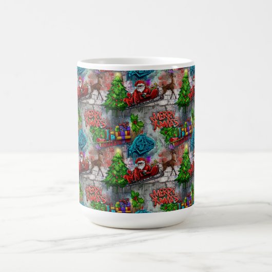 Christmas Graffiti Kaffeetasse (Mittel)