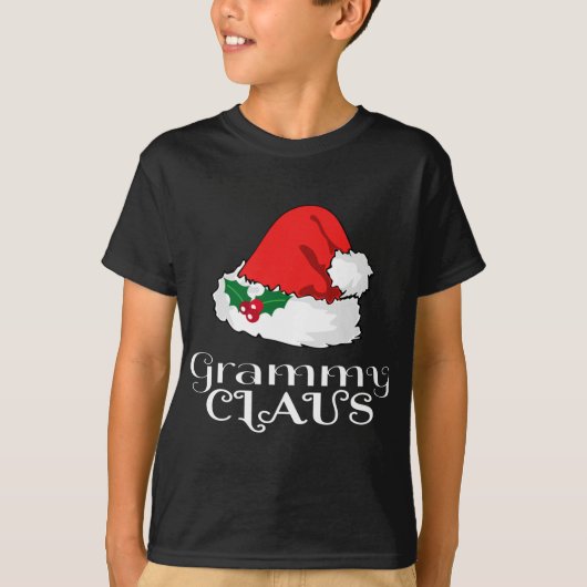 Christmas Grammy Claus Matching Pajama Weihnachtsm T-Shirt (Vorderseite)