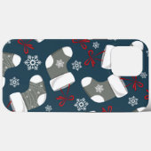 Christmas Graue Strümpfe iPhone Case Mate (Rückseite (Horizontal))