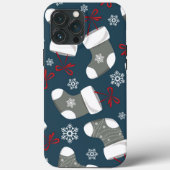 Christmas Graue Strümpfe iPhone Case Mate (Rückseite)
