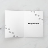 Christmas Great Dane Feiertagskarte (Innenseite)
