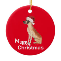 Christmas Great Dane Hund Merry Gruß