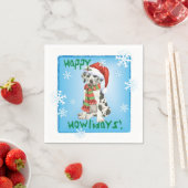 Christmas Great Dane Serviette (Beispiel)