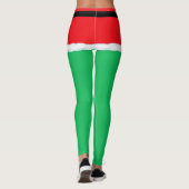 Christmas Green Elf Leggings (Rückseite)