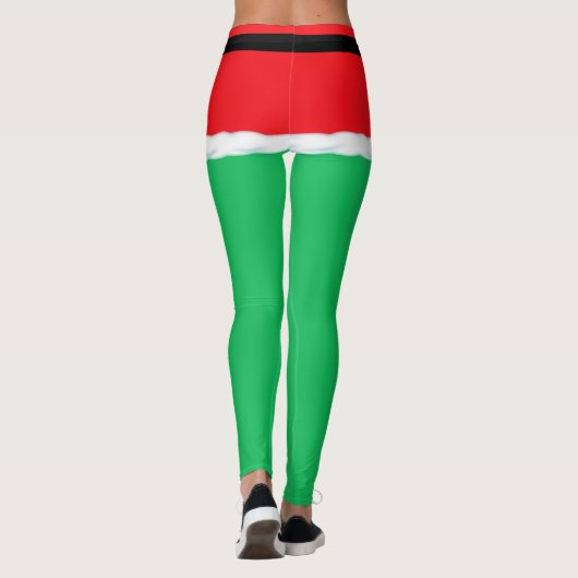 Christmas Green Elf Leggings (Rückseite)