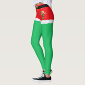 Christmas Green Elf Leggings (Links)