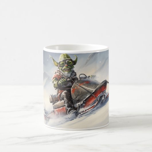 Christmas Green Goblin #5 beim Fahren mit einem Sc Kaffeetasse (Mittel)