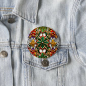 CHRISTMAS ~ Green Gold White Button ~ (Beispiel)