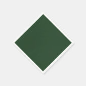 Christmas Green, Holiday Green, Solid Green, Serviette (Ecke)