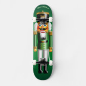 Christmas Green Nutcraker Toy Soldier Skateboard (Vorderseite)