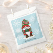 Christmas Green Red Gnome Niedlich Geschenktütchen (Ausgeschnitten)