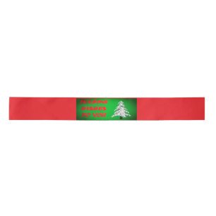CHRISTMAS GREEN SATINBAND