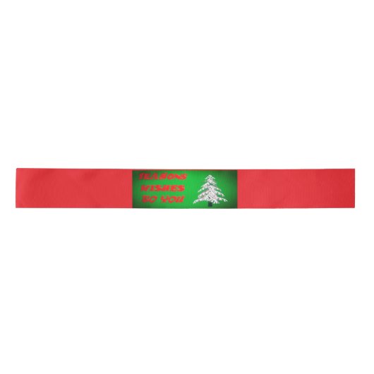 CHRISTMAS GREEN SATINBAND (Vorderseite)