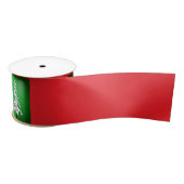 CHRISTMAS GREEN SATINBAND (Spule)