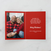 CHRISTMAS Greenery Berries Fotokarte Karte (Innenseite)