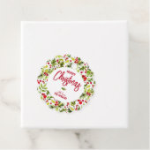 Christmas Greenery Berries Holiday Geschenkanhänger (Beispiel)