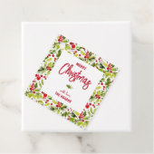 Christmas Greenery Berries Holiday Geschenkanhänger (Beispiel)