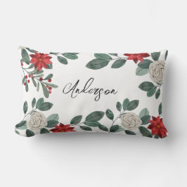 Christmas Greenery Berries  Lendenkissen