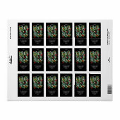 CHRISTMAS Greenery Berries Rücksendeadresse Adressaufkleber (Vorne)