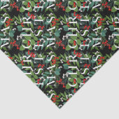 CHRISTMAS Greenery Berries Seidenpapier (Detail)