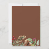 Christmas Greenery Circle Foto Joy (Rückseite)