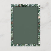 Christmas Greenery Enclosure Card Details Begleitkarte (Rückseite)