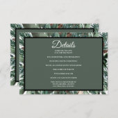 Christmas Greenery Enclosure Card Details Begleitkarte (Vorne/Hinten)